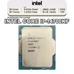 CPU Intel Core i7-14700KF - Raptor Lake Core i7 14th Gen 20-Core (8P+12E) LGA 1700 125W , Up to 5.6 GHz Unlocked, 33MB Cache , None Integrated Graphics Desktop Processor - BOXED | 1 YEAR WARRANTY - Image 5