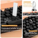 20 In 1 Multifunctional Electronic Cleaning Kit With Retractable Brush | Keycap Remover | Camera Lens Cleaning Pen | SIM Eject Tool | 3ml Liquid Bottle For AirPods | iPhone | Laptop | Keyboard & Camera - Image 6