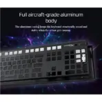 HyperX Alloy Origins™ Mechanical Gaming Keyboard – Full-Size, RGB Backlit, Aluminum Body, Detachable USB-C, Adjustable Tilt, NGENUITY Customization | Red Switches - Image 4