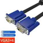 Cable Male to Male VGA To VGA 3+6  for 1080P HDTV Computer Monitor TV Projector - 10 meters  - VGA Extension Cord