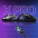GravaStar Mercury X Pro 8KHz Wireless Gaming Mouse With 32,000 DPI PAW 3950 Sensor, 49g Magnesium Alloy Skeleton, RGB, Tri-Mode, Ergonomic Build & Onboard Profiles | INTERSTELLAR SILVER - Image 2