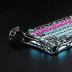 GravaStar Mercury V75 Pro Hall Effect Gaming Keyboard With Gateron HE Magnetic Jade Switch, 8000Hz Polling Rate, 0.005mm Precision, 256K Scan Rate, Adjustable Actuation, Rapid Trigger, RGB Lighting, Semi-Aluminum Build | Cyberpunk - Image 11