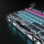 GravaStar Mercury V75 Pro Hall Effect Gaming Keyboard With Gateron HE Magnetic Jade Switch, 8000Hz Polling Rate, 0.005mm Precision, 256K Scan Rate, Adjustable Actuation, Rapid Trigger, RGB Lighting, Semi-Aluminum Build | Cyberpunk - Image 12