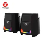 FANTECH GS205 Hellscream USB RGB Gaming And Music Speaker With 45mm Driver, Bass Resonance Membrane, 3D Surround Sound, Lightning Effects, 3.5mm AUX And USB Connectivity