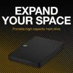 Seagate Expansion Portable Hard Drive 1TB USB 3.0 Plug-And-Play, Compact Slim Design, Cross-Compatible With Windows Mac And Chromebook, Rescue Data Recovery Services | STKM1000400 - Image 2