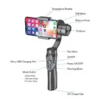  3-Axis Handheld Phone Gimbal Stabilizer With Foldable Design, 2200mAh Battery, Multi-Mode Stabilization, Gesture Control, USB Charging, For Smartphones Under 6 Inches - Image 9