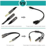 3.5mm Combo Audio Adapter Y Splitter TRRS Cable for PS4, Xbox One, Tablet, Mobile Phone, PC Gaming Headsets and Laptop  - Image 6