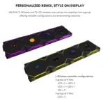 Lian Li UNI Fan TL Wireless 120 Reverse Blade ARGB Fan With 2300 RPM, 34dB Noise, 12V 4-Pin Power, Infinity Mirror, Daisy-Chain Lighting, Single Pack Black - Image 3