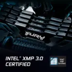Kingston Fury Renegade 16GB DDR5 7600MT/s Desktop RAM With CL38 Timing 1.45V , Intel XMP 3.0 And AMD EXPO Support, Aluminium Heat Spreader, High-Speed Gaming Memory | Silver/Black ~ KF576C38RS-16  - Image 4