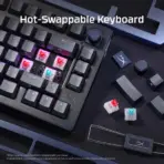 HyperX Alloy Rise 75 Mechanical Gaming Keyboard – 75% Layout, Hot-Swappable Red Linear Switches, RGB, Gasket Mounted, Ambient Sensor, 8K Polling, Wired - Image 12