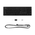 HyperX Alloy Rise Mechanical Gaming Keyboard – Full Size, Red Linear Switches, RGB, Hot-Swappable, Ambient Sensor, Gasket Mounted, 8K Polling, Wired - Image 4
