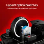 HP HyperX Pulsefire Saga RGB Wired Gaming Mouse – 26K DPI, 8K Polling, Optical Switches, Modular Design, RGB Lighting, HyperFlex 2 USB-A Cable - Image 10