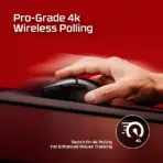 HP HyperX Pulsefire Saga Pro Wireless Gaming Mouse – 26K DPI, 4K Polling, Optical Switches, Modular Design, Dual Wireless, RGB, 90-Hour Battery | USED - Image 10