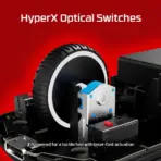 HP HyperX Pulsefire Saga Pro Wireless Gaming Mouse – 26K DPI, 4K Polling, Optical Switches, Modular Design, Dual Wireless, RGB, 90-Hour Battery | USED - Image 8