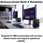 Lenovo ThinkCentre Neo 50q Gen 5 Tiny PC: Intel® Core 7 240H | 8GB DDR5 RAM , 512GB SSD NVMe® | Intel® Graphics | DOS | Eng / Ara Keyboard & Mouse Included  - Image 3