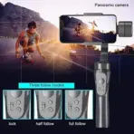  3-Axis Handheld Phone Gimbal Stabilizer With Foldable Design, 2200mAh Battery, Multi-Mode Stabilization, Gesture Control, USB Charging, For Smartphones Under 6 Inches - Image 5