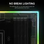 ASIAHORSE X-ATX ARGB LED Strip for Motherboards – 28 Addressable RGB LEDs, 5V 3-Pin Aura Sync Compatible, Flexible Light Bar for ATX PC Builds (Black) - Image 3