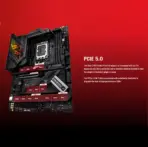 ASUS ROG STRIX Z790-H Gaming WiFi  LGA 1700 Intel14th &13th&12th Gen ATX gaming motherboard (DDR5 up to 7800 MT/s, PCIe 5.0 x16 SafeSlot with Q-Release, 4xPCIe 4.0 M.2 slots ,USB 3.2 Gen 2x2 Type-C, AI Motherboard) - OPEN BOX - Image 3