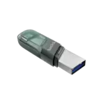 SanDisk iXpand Flash Drive Flip 64GB – Lightning + USB Type-A, USB 3.1 Gen 1, iPhone/iPad Storage Expansion (Sea Green) - Image 3