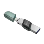 SanDisk iXpand Flash Drive Flip 64GB – Lightning + USB Type-A, USB 3.1 Gen 1, iPhone/iPad Storage Expansion (Sea Green) - Image 5