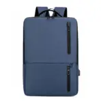 Laptop Backpack  Business / Travel  | USB Charging Port | Holds Up to 15.6" Laptops & Tablets | Waterproof | Anti-theft Pockets | Lightweight | Organized Compartments Slim Formal Design - BLUE - Image 4