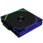 Lian Li UNI Fan TL Wireless 120 Reverse Blade ARGB Fan With 2300 RPM, 34dB Noise, 12V 4-Pin Power, Infinity Mirror, Daisy-Chain Lighting, Single Pack Black