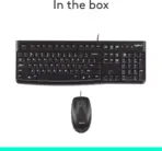 Logitech MK120 Corded Keyboard And Mouse Combo, Full-Size Keyboard With Number Pad, Spill-Resistant Design, Ambidextrous Mouse, 1000 DPI Optical Tracking, USB Plug-And-Play, Compatible With Windows 7/8/10 Or Later – Graphite Grey - Image 8