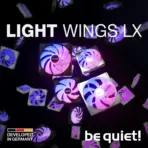 Be Quiet! Light Wings LX 120mm PWM High-Speed ARGB Fan – 2100RPM Silent Cooling, 16 ARGB LEDs, Closed Loop Motor, Rifle Bearing, 60,000h Lifespan, 2.51mm H₂O Pressure | BLACK - Image 7