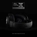 Logitech G Pro X Wired Gaming Headset: Blue VO!CE Detachable Boom Mic, DTS 7.1, 50 mm Drivers, USB/3.5mm Aux, Spare Memory Foam Ear Pads, USB DAC & Bag Included, for PC, Xbox, PS5, PS4 | Black - Image 3