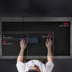 HyperX Pulsefire Mat Gaming Mouse Pad Cloth (L) With Anti-Fray Stitching, Precision-Tuned Surface, Anti-Slip Rubber Base, And Comfortable Foam Padding | BLACK  450mm x 400mm x 3mm - Image 7