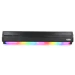 Kisonli LED-802 RGB Speaker: Dual 5W Output, 1500mAh Battery, RGB Lights, 3-5 Hours Playtime, Bass Horn, Bluetooth Connectivity, Ideal for Music and Entertainment.