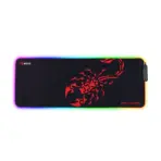 Marvo MG011 Rechargeable Mousepad – ARGB, Ultra-Smooth Surface, 4-Port USB Hub, Water-Resistant, Non-Slip Base - Image 3