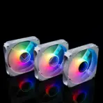 Jungle Leopard 120MM RGB Chassis Molex Fan,  1200RPM, 47.8CFM, Hydro Bearing, 20.62DBA Silent , Big 4-Pin Molex , Honeycomb Metal Frame, ONE Single Fan | WHITE ~ NO BOX - Image 2