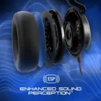 Skullcandy SLYR Pro Wired Gaming Headset With 50mm Drivers, Enhanced Sound Perception, AI Clear Voice Mic, Multi-Platform USB-C/3.5mm Support, Lightweight Comfort | Blue DigiHype - Image 2