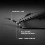 BenQ Zowie S2-C Symmetrical Gaming USB Mouse for Esports ,Weight-Reduced , Paracord Cable & 24-Step Scroll Wheel , Driverless , Matte Black Coating , Small Size Symmetrical Right-Handed  - Image 5