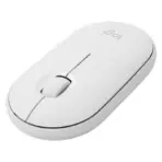 Logitech M350 Pebble Wireless Silent Mouse with Bluetooth or 2.4 GHz Receiver, Slim Computer Mouse with Quiet Clicks, for Laptop/Notebook/iPad/PC/Mac/Chromebook | WHITE  - Image 12