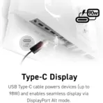 MSI MPG 321URXW QD-OLED 32 Inch UHD 3840x2160 Gaming Monitor 240Hz Refresh 0.03ms Response HDR True Black 400 ClearMR 13000 HDMI 2.1 G-Sync OLED Care 2.0 , Adjustable Hight & Tilt | WHITE & SILVER  | 6 MONTHS WARRANTY - Image 12