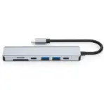 BYL 7-in-1 USB-C Hub With 4K HDMI, PD 100W Fast Charging, 2 USB 3.0 (5Gbps), SD/TF Card Reader & Extra USB-C Port For Laptops & More - Image 3