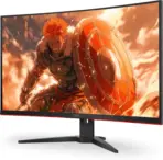 AOC 31.5-Inch Curved Gaming Monitor, FHD VA, 240Hz, 0.5ms MPRT, FreeSync Premium, 1500R, HDMI, DisplayPort, VGA, VESA | REFURB / 1 MONTH WARRANTY ~ C32G2ZE/BK  - Image 4