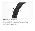 A4tech HS-8i Stereo Headset , Volume Control, Leather Ear Pads , Rotatable Mic - Black - Image 5