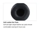 A4tech HS-8i Stereo Headset , Volume Control, Leather Ear Pads , Rotatable Mic - Black - Image 4