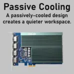 ASUS GeForce® GT 730 Graphics Card With 2GB GDDR5, 4x HDMI 4K Output, Passive Cooling, Single-Slot Design, PCIe 2.0, GPU Tweak II, Windows 11 Support | 1 Month Warranty - Image 3