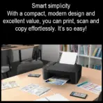 Canon PIXMA TS3640 Compact Wireless Inkjet Printer With Copy & Scan Functions, Smartphone & Cloud Friendly, 4800x1200 dpi, Borderless 5x7" Photos, FINE Cartridges, AirPrint, Cloud Link & 1.5" LCD Screen - Image 2