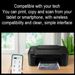 Canon PIXMA TS3640 Compact Wireless Inkjet Printer With Copy & Scan Functions, Smartphone & Cloud Friendly, 4800x1200 dpi, Borderless 5x7" Photos, FINE Cartridges, AirPrint, Cloud Link & 1.5" LCD Screen - Image 4
