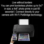 Canon PIXMA TS3640 Compact Wireless Inkjet Printer With Copy & Scan Functions, Smartphone & Cloud Friendly, 4800x1200 dpi, Borderless 5x7" Photos, FINE Cartridges, AirPrint, Cloud Link & 1.5" LCD Screen - Image 5