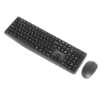 MEETION CW235 Silent 2.4G Wireless Keyboard & Mouse Combo, ENG/AR Layout, 104-Key Chiclet Keyboard, 1200 DPI Mouse, Long Battery Life, Black - Image 5