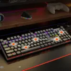 Meetion MK009 Pro Hot-Swap Mechanical Keyboard | 104-Key Anti-Ghosting, Red Switches, RGB Lighting, Metal Panel, Volume Knob, Macro Support, Type-C, 50M Keystrokes - Image 15