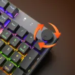 Meetion MK009 Pro Hot-Swap Mechanical Keyboard | 104-Key Anti-Ghosting, Red Switches, RGB Lighting, Metal Panel, Volume Knob, Macro Support, Type-C, 50M Keystrokes - Image 13