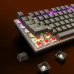 Meetion MK009 Pro Hot-Swap Mechanical Keyboard | 104-Key Anti-Ghosting, Red Switches, RGB Lighting, Metal Panel, Volume Knob, Macro Support, Type-C, 50M Keystrokes - Image 10