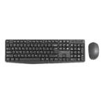 MEETION CW235 Silent 2.4G Wireless Keyboard & Mouse Combo, ENG/AR Layout, 104-Key Chiclet Keyboard, 1200 DPI Mouse, Long Battery Life, Black - Image 4